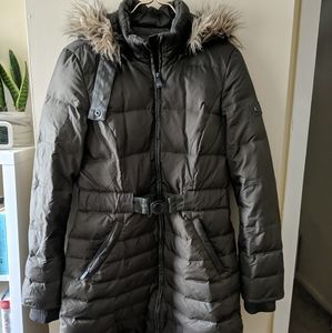 DKNY Puffer Hooded Jacket Medium